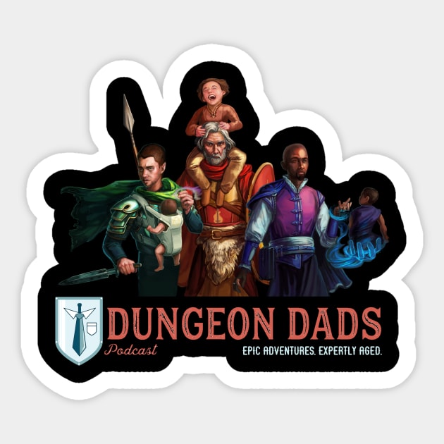 Dungeon Dads Group Portrait Sticker by dungeondads